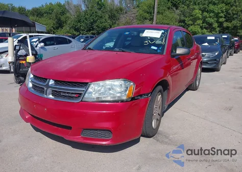 2014 Dodge Avenger Se z USA, uszkodzony, nr VIN 1C3CDZAG7EN218274